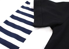 Mads Nørgaard t-shirt Thorlino black/white/stripes (3-pak)